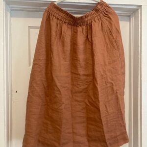 Notperfectlinen skirt